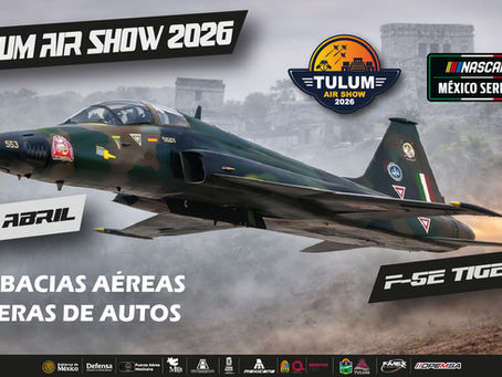 La Fuerza Aérea Mexicana realizará el Tulum Air Show 2026 del 23 al 26 de abril