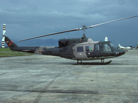 En emergencia sobre Caracas a bordo de un Bell 212