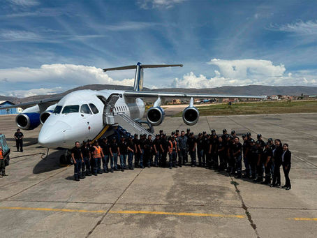 La Fuerza Aérea Boliviana reinicia los vuelos con Transporte Aéreo Militar