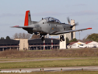 Preparativos para el día de la Fuerza Aérea Argentina