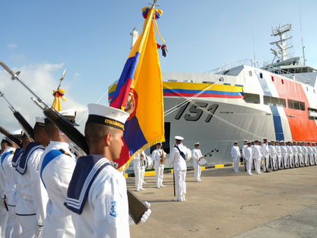 La Armada de Colombia incorpora el ARC Simón Bolívar y la patrullera ARC Cristian Rangel Hernández