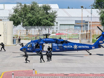 Seguridad Pública del Estado de México estrena un helicóptero Black Hawk