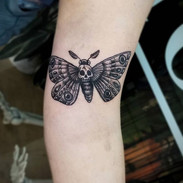 Death moth for @alxx.mcbee 's first tatt