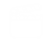 White clapperboard movie icon