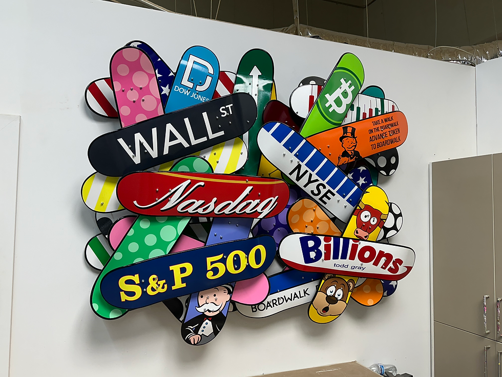 Scratch, Skateboard Wall Sculptures
