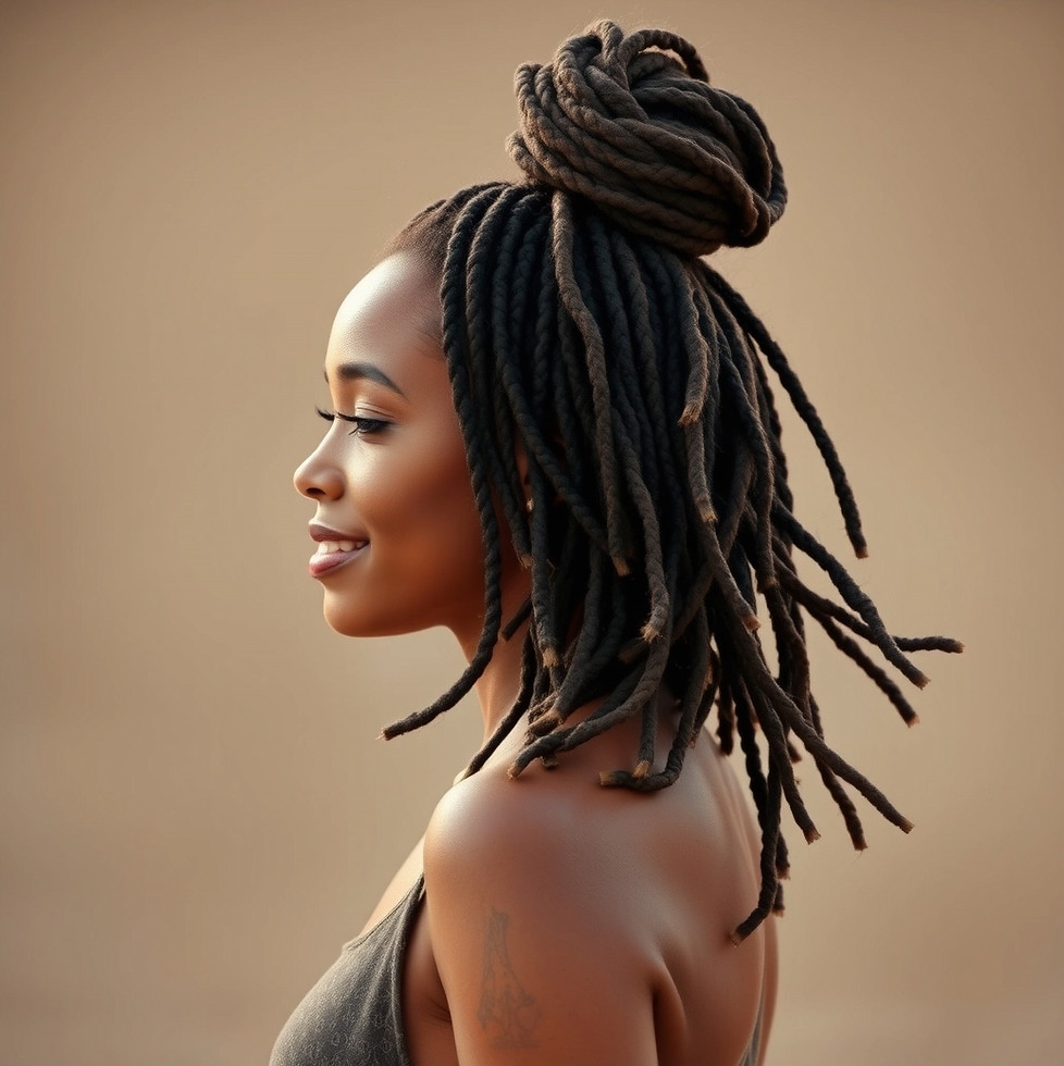 dreadlocks on a pretty woman in an updo or ponytail or flowing in the wind.jpg