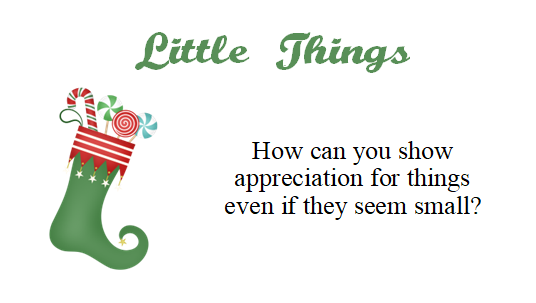 Little Things - cards about small, meaningful gifts