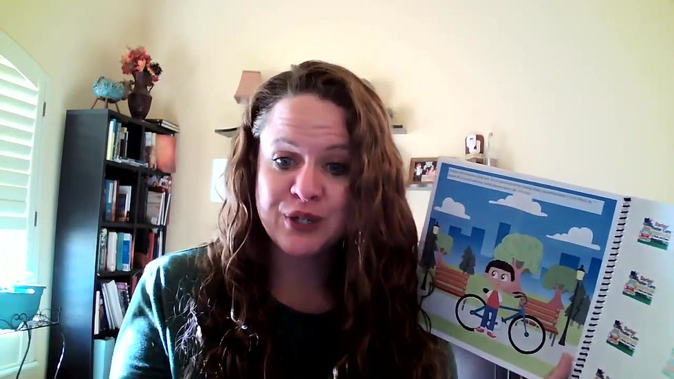 Thumbnail: Darius' Foster Care Adventure Book and Game - Online/Telehealth Version