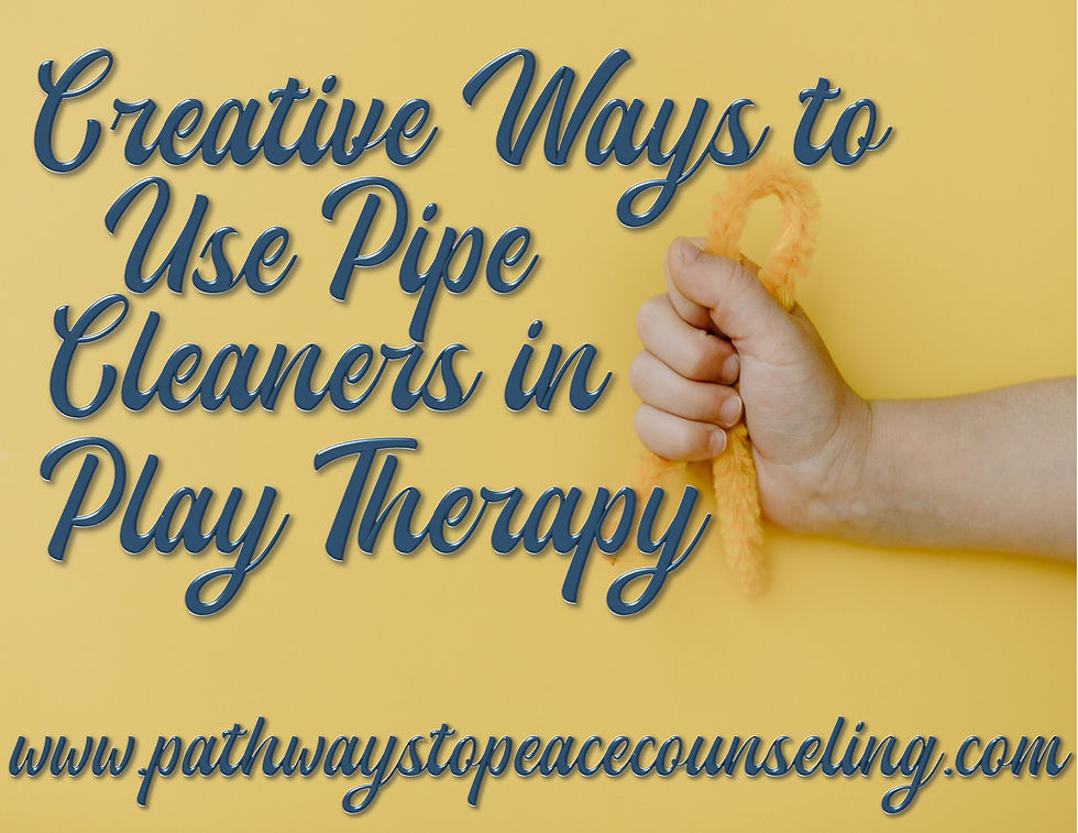 Creative ways to use pipe cleaners in Play Therapy
