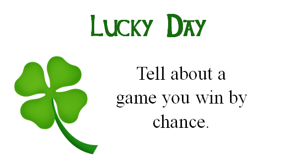Children will consider the difference between luck and skill.