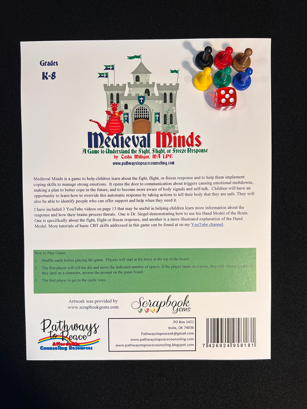 Thumbnail: Medieval Minds: A Fight, Flight, or Freeze Response Game- Hard Copy