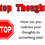 Thumbnail: stop thoughts cards