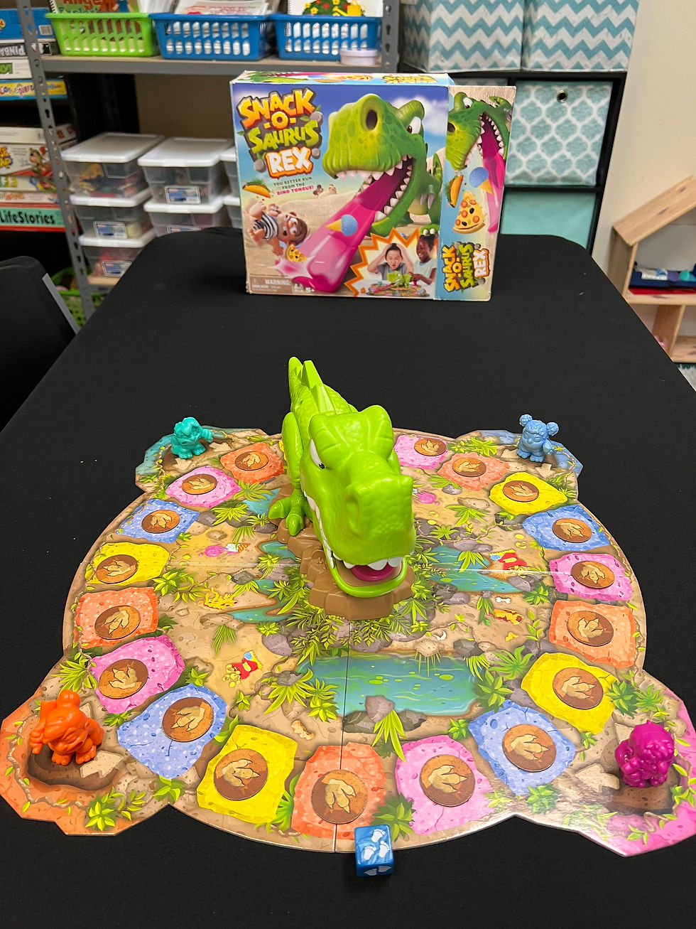 Snack O Saurus Rex for helping children with food issues.