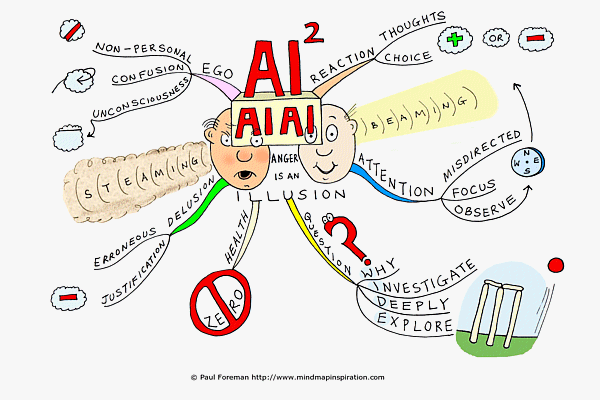 neurotransmitters responding to anger drawing