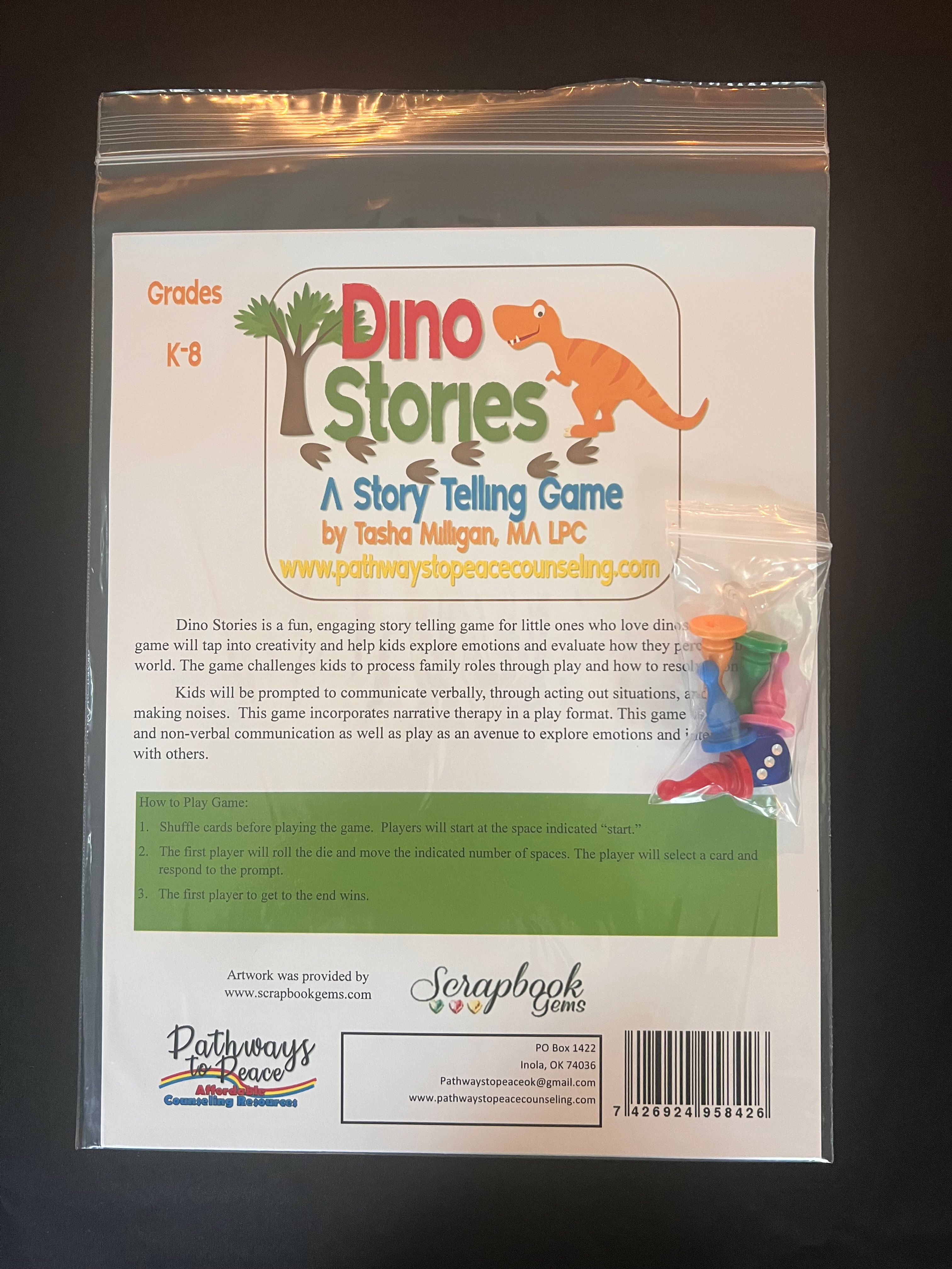 Dino Stories - A Story Telling Game - Hard Copy