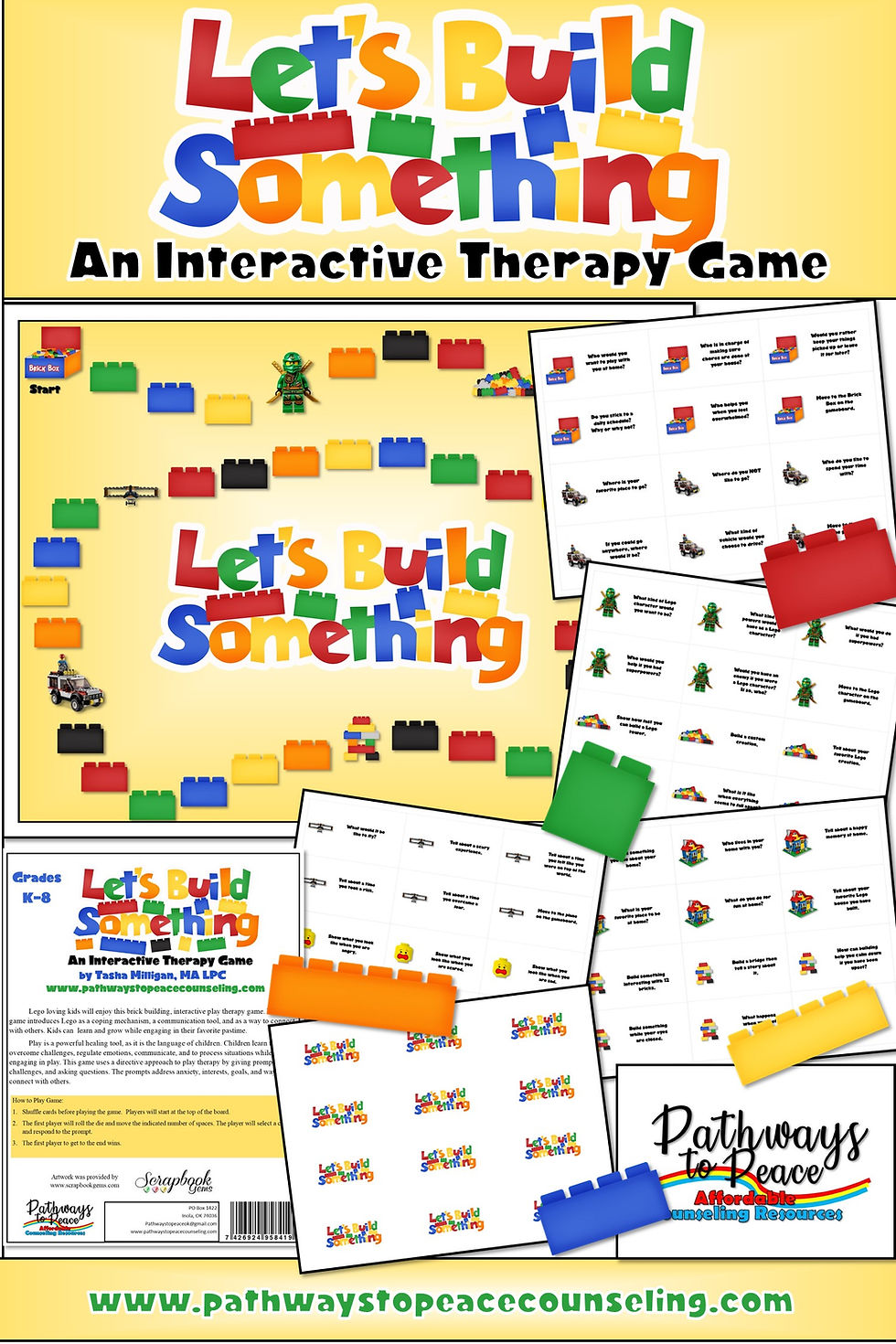 A lego building game for play therapy.