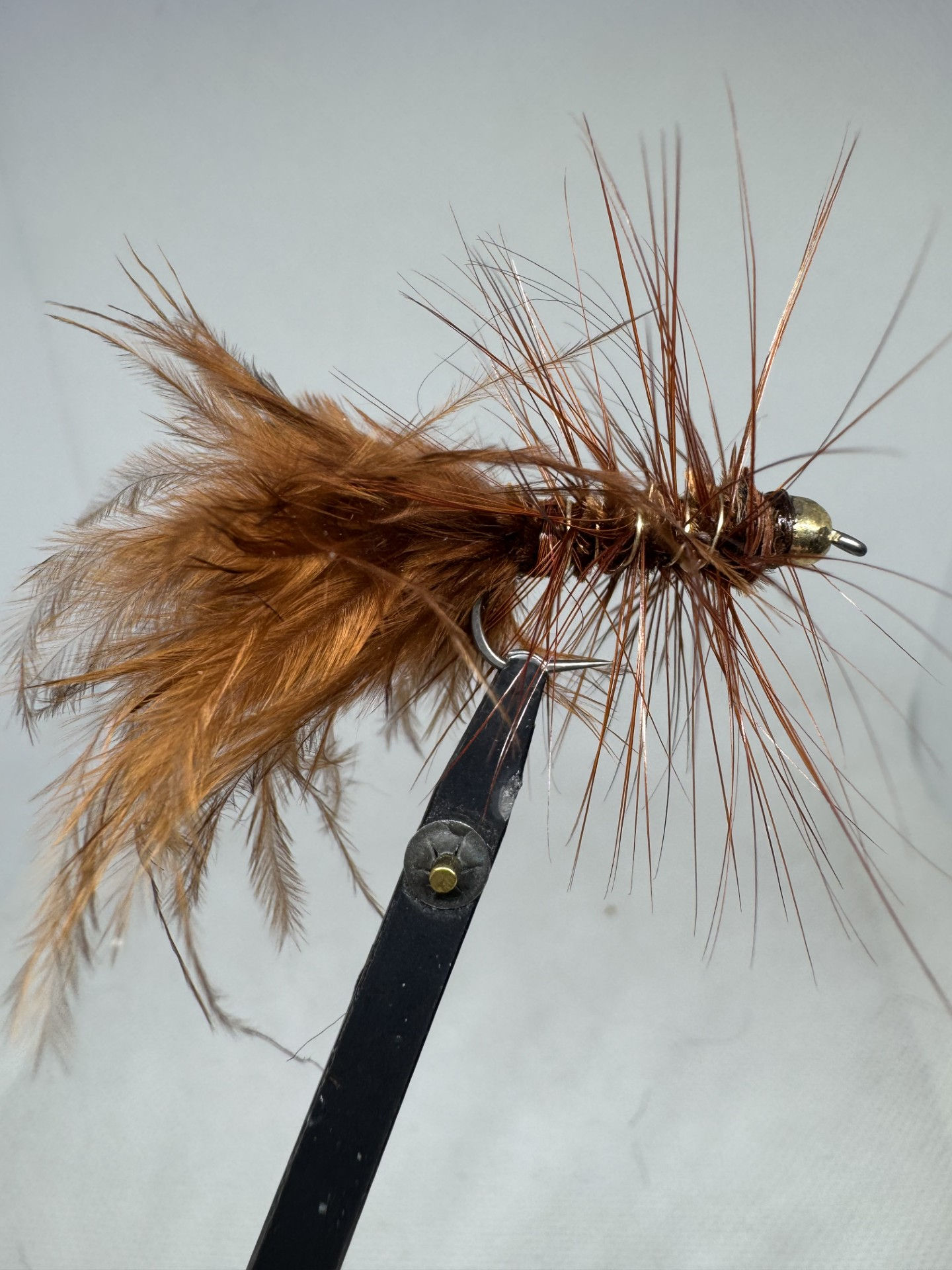 Brown Wolley Bugger Size 8