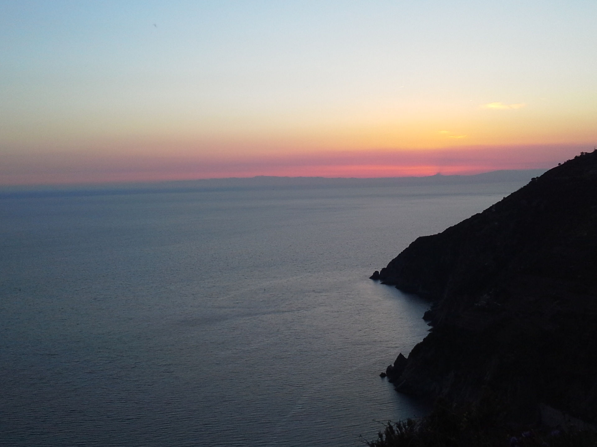 Agave, il tramonto
