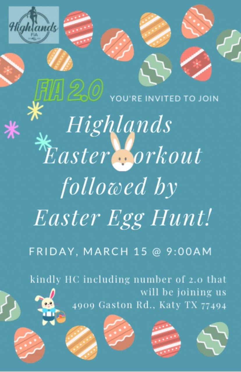HIGHLANDS: 2.0 Easter Workout & Egg Hunt