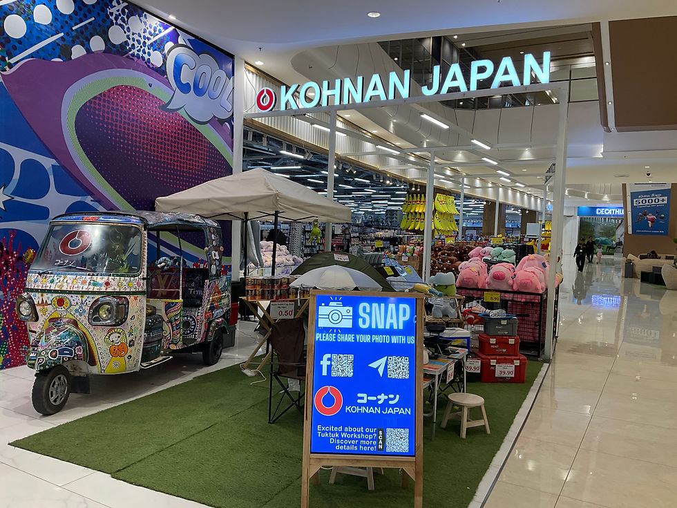 ホームセンターコーナンです。日本同様にDIYなど建築資材はもちろんですが、家具や出生率の多い カンボジアですのでベビー用品なども置いているようですね。
