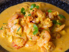 Scampi met Curry