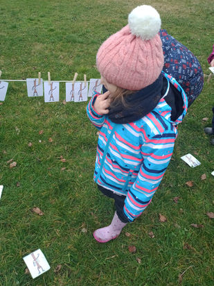 Maternelle dans la nature : La suite des nombres