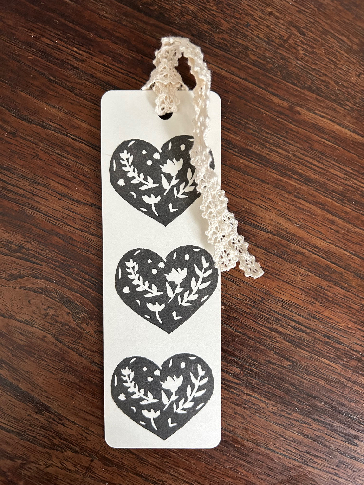 Hearts Bookmark