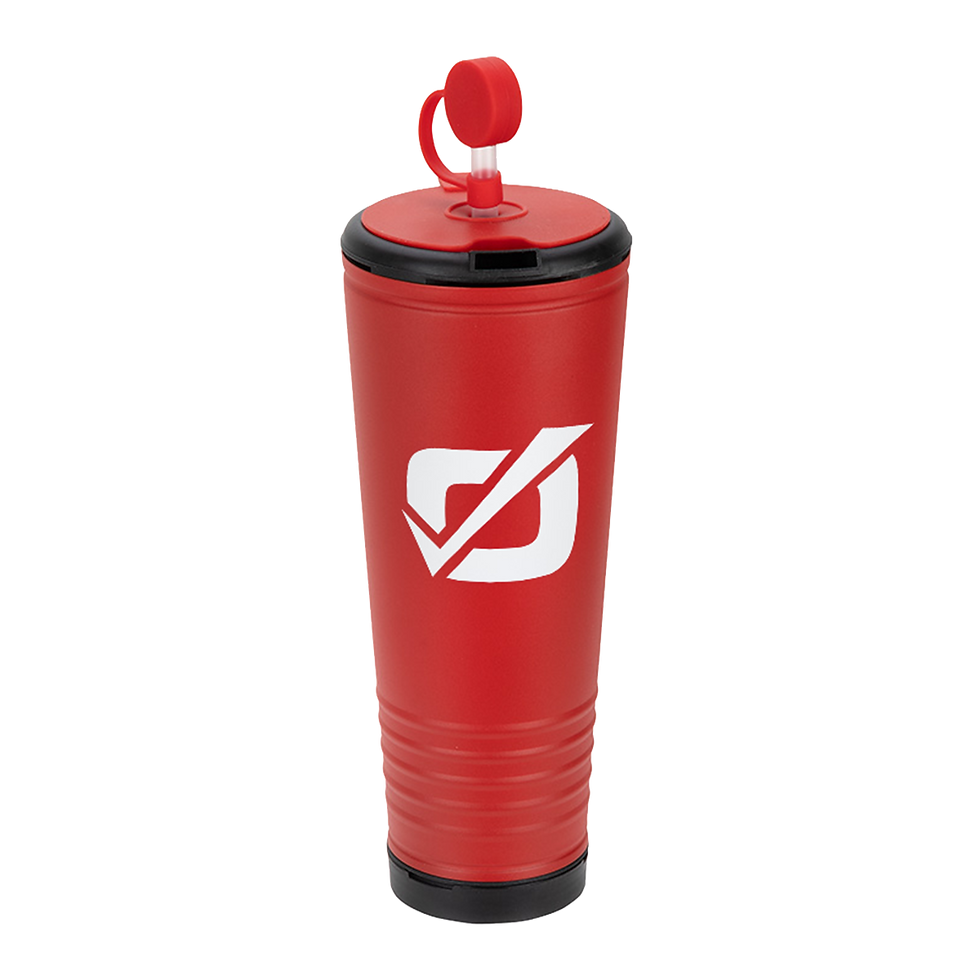 Tumbler with built in horn