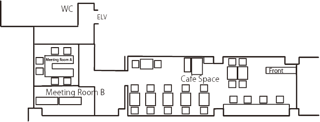 1F カフェスペース