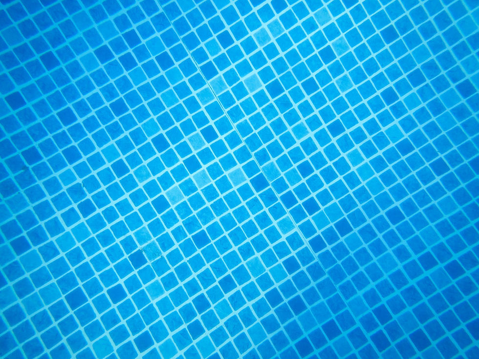 Blue Tiled Surface