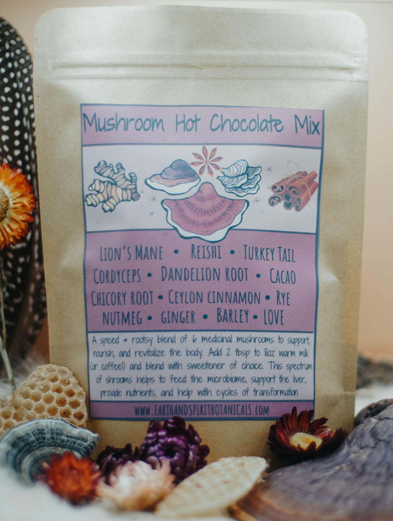 Mushroom Hot Chocolate Mix