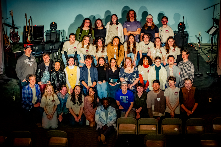 Group photo of a concert cast