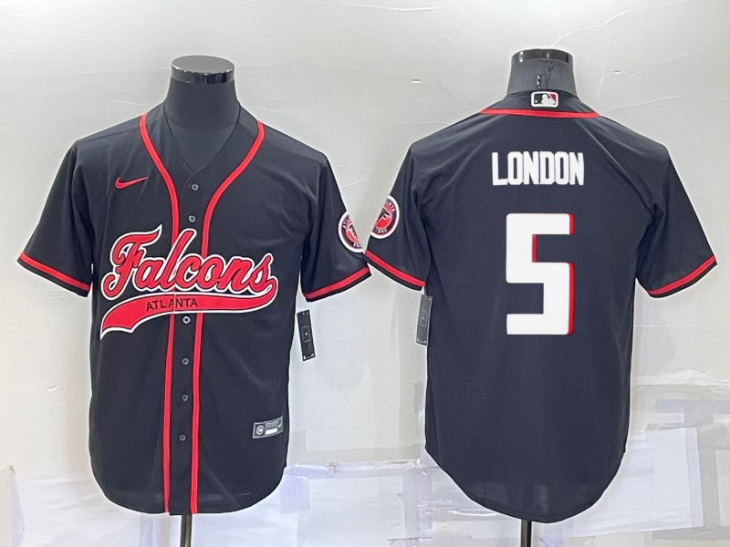 A.Falcons #5 Drake London Baseball Jersey