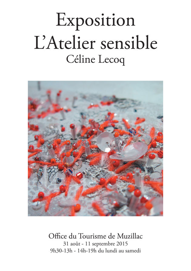 L'Atelier Sensible à l'Office du Tourisme de Muzillac, Morbihan