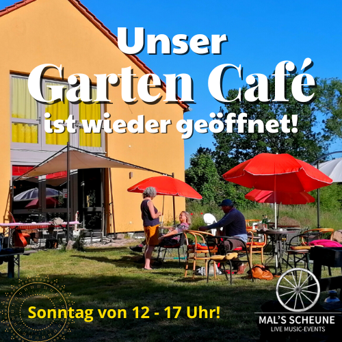 Gartencafé mit Live-Musik