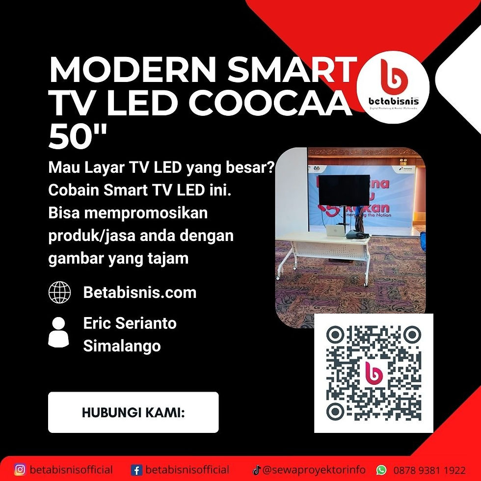 Sewa TV Terdekat: Solusi Praktis untuk Berbagai Acara