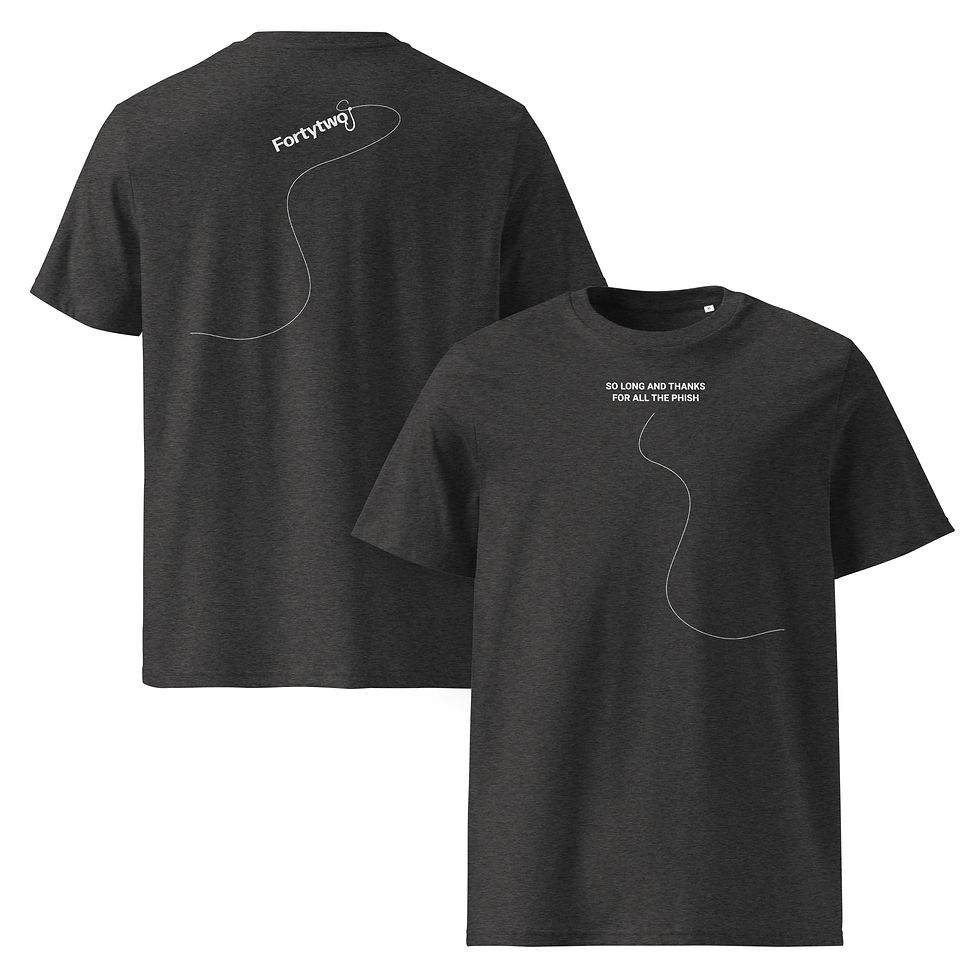 Thumbnail: Thanks for the phish - Unisex organic cotton t-shirt