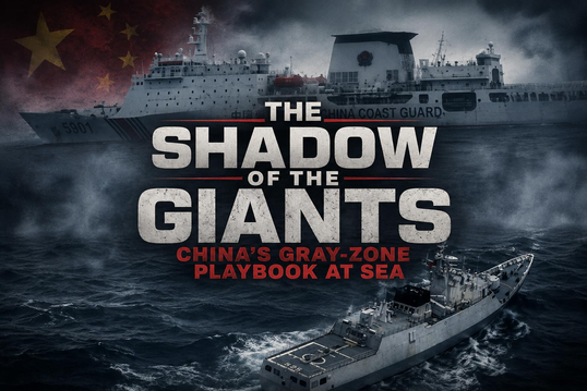 The Giants Are Getting Closer: China's gray-zone playbook at sea 