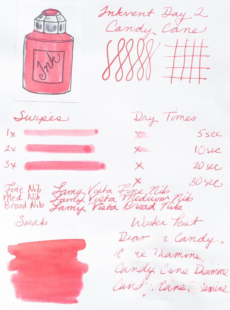 Thumbnail: حبر دايمين لون احمر عصا الحلوى -50 مل