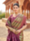 Premium Banarasi Silk Ready to Wear Saree With Grand Zari Border and Pal