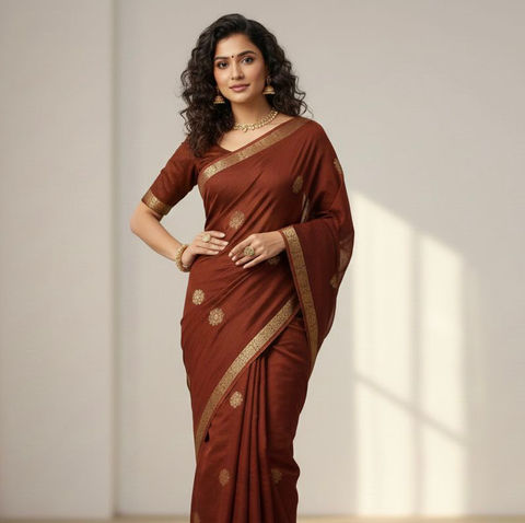 Dola silk ready-to-wear sarees for festive and occasion wear by WiMO