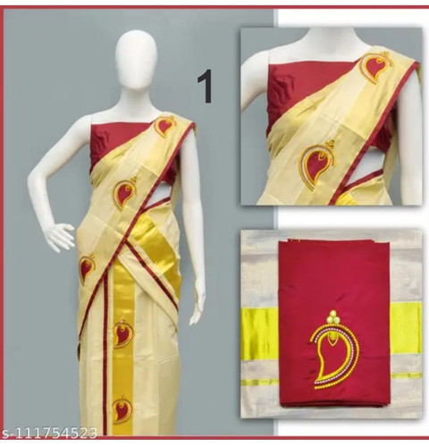 how to tie mundu saree