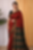 Kalyani Cotton Checks Ready to Wear Saree With Contrast Zari Border & Pallu