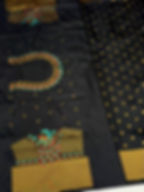 Semi Silk Paithani Ready to Wear Saree with Zari Border Meenakari Pallu