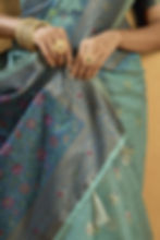 Premium Spun Cotton Ready-to-Wear Saree with Zari Motifs, Border & Blouse