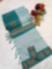 Checks Kalyani Cotton Ready to Wear Saree With Contrast Zari Border & Pallu