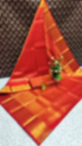 Semi Silk Ready to Wear Saree – Samudrika / Vasthrakala Style, Rich Zari Pallu