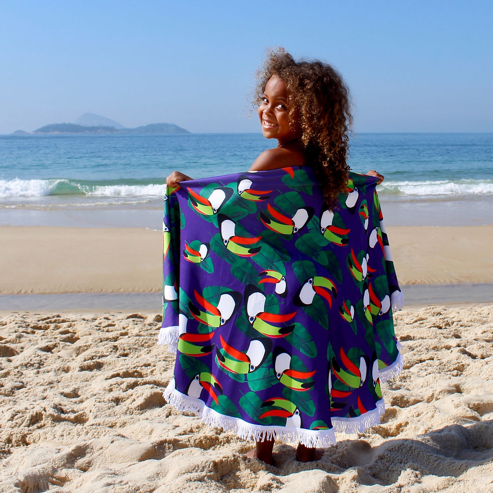 Miniatura: CANGA REDONDA ESTAMPA TUCANOS