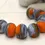 Thumbnail: Artisan matte donut beads for jewelry