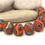 Thumbnail: Artisan glass beads 14mm